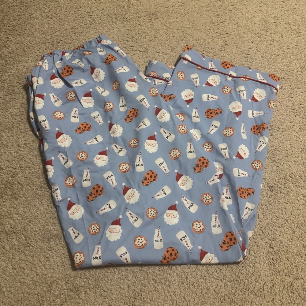 Men’s Christmas Pajama Pants - Milk and Cookies
